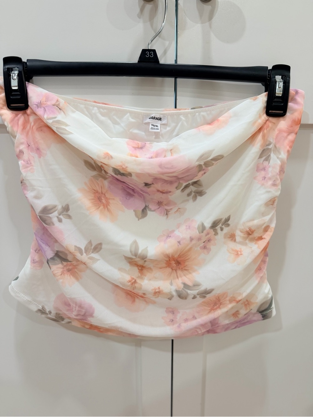 Garage Rosalie Ruched Tube Top | New with out Tags | Size XL